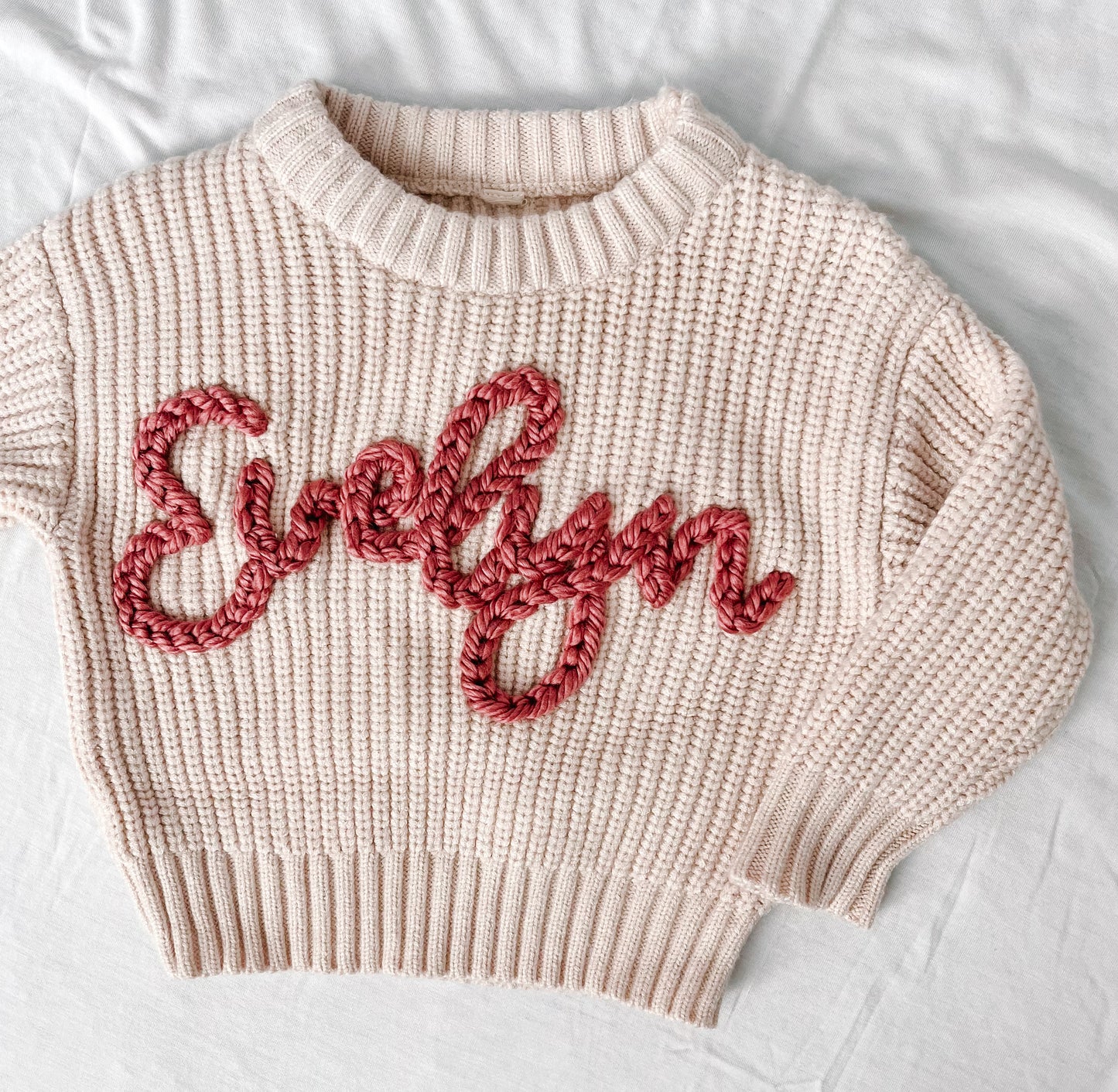 Custom Sweater in Bone