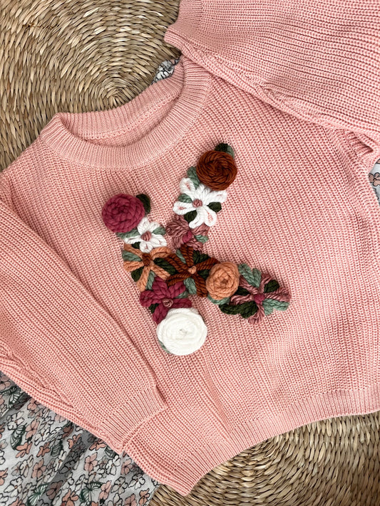 Custom Sweater in Peach