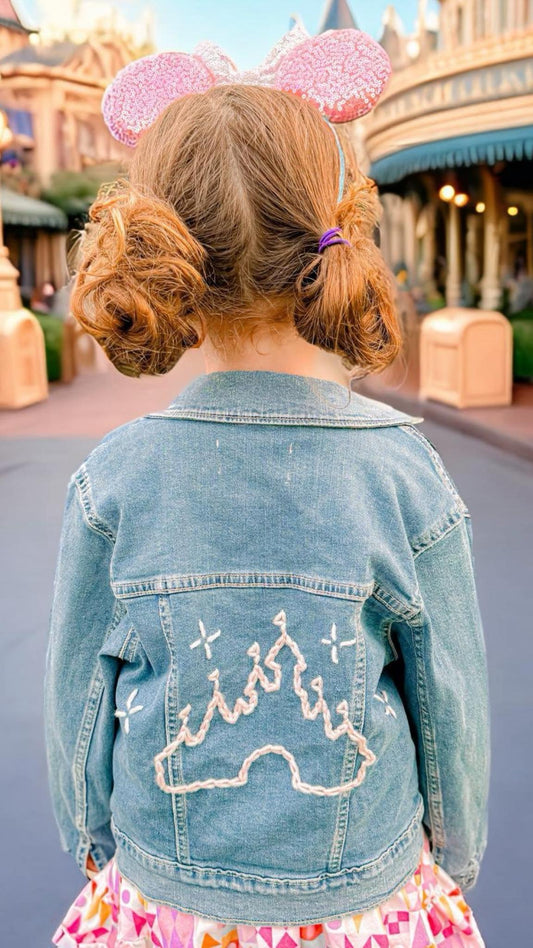 Custom Light Wash Jean Jacket for Kids