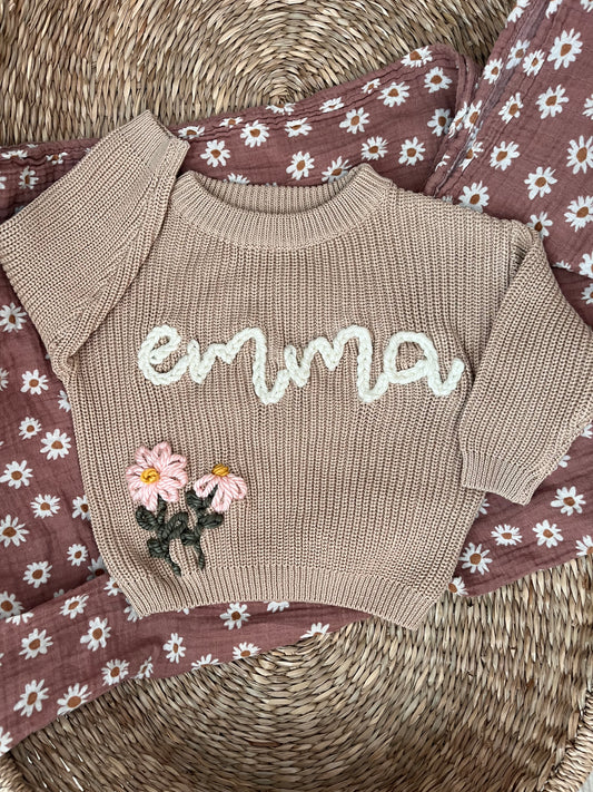 Custom Sweater in Sugar