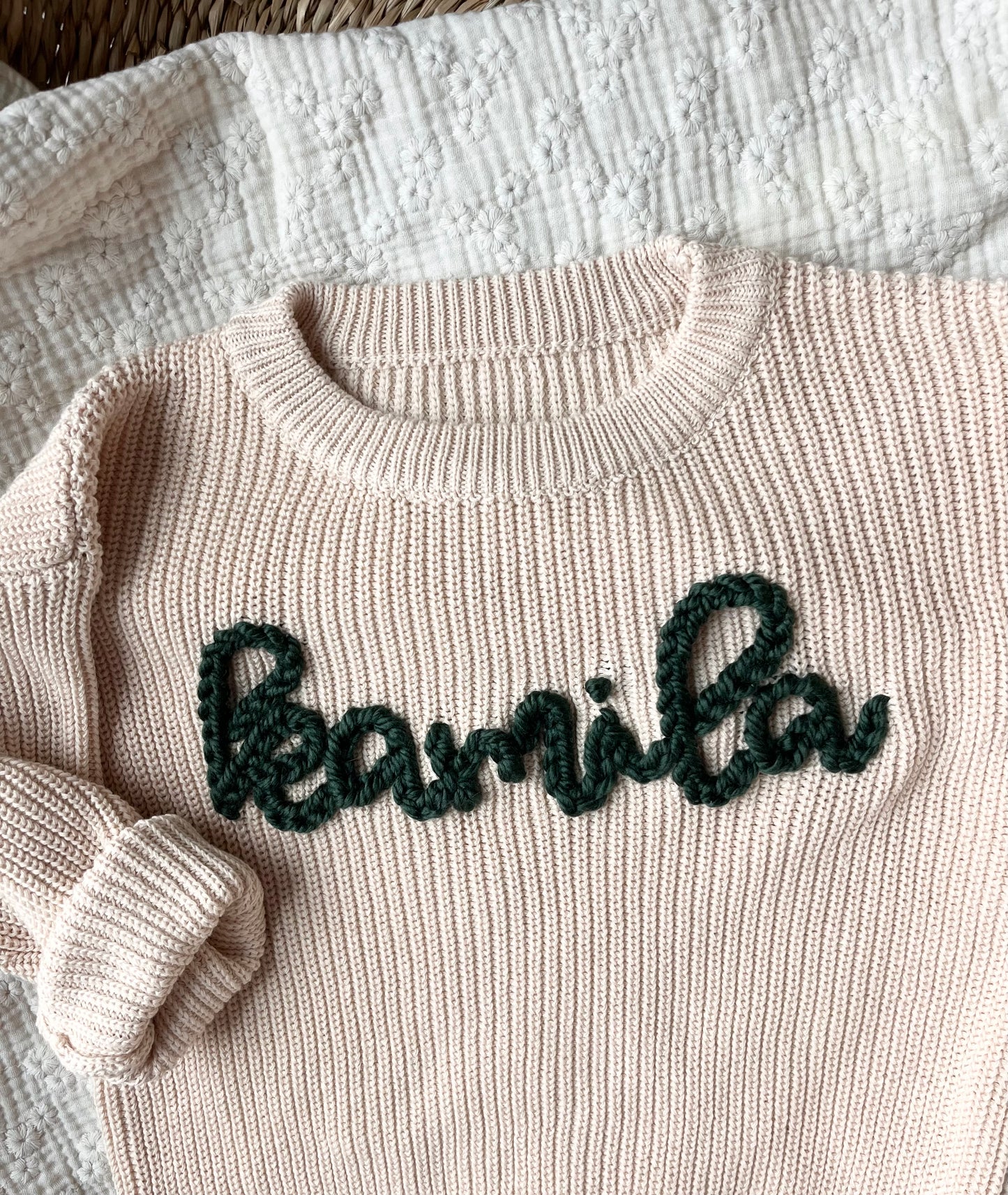 Custom Sweater in Bone