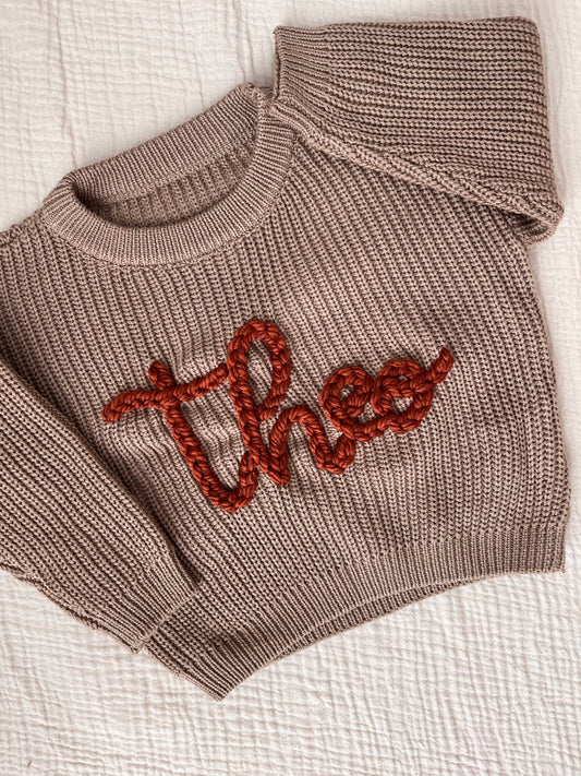 Custom Sweater in Evermore