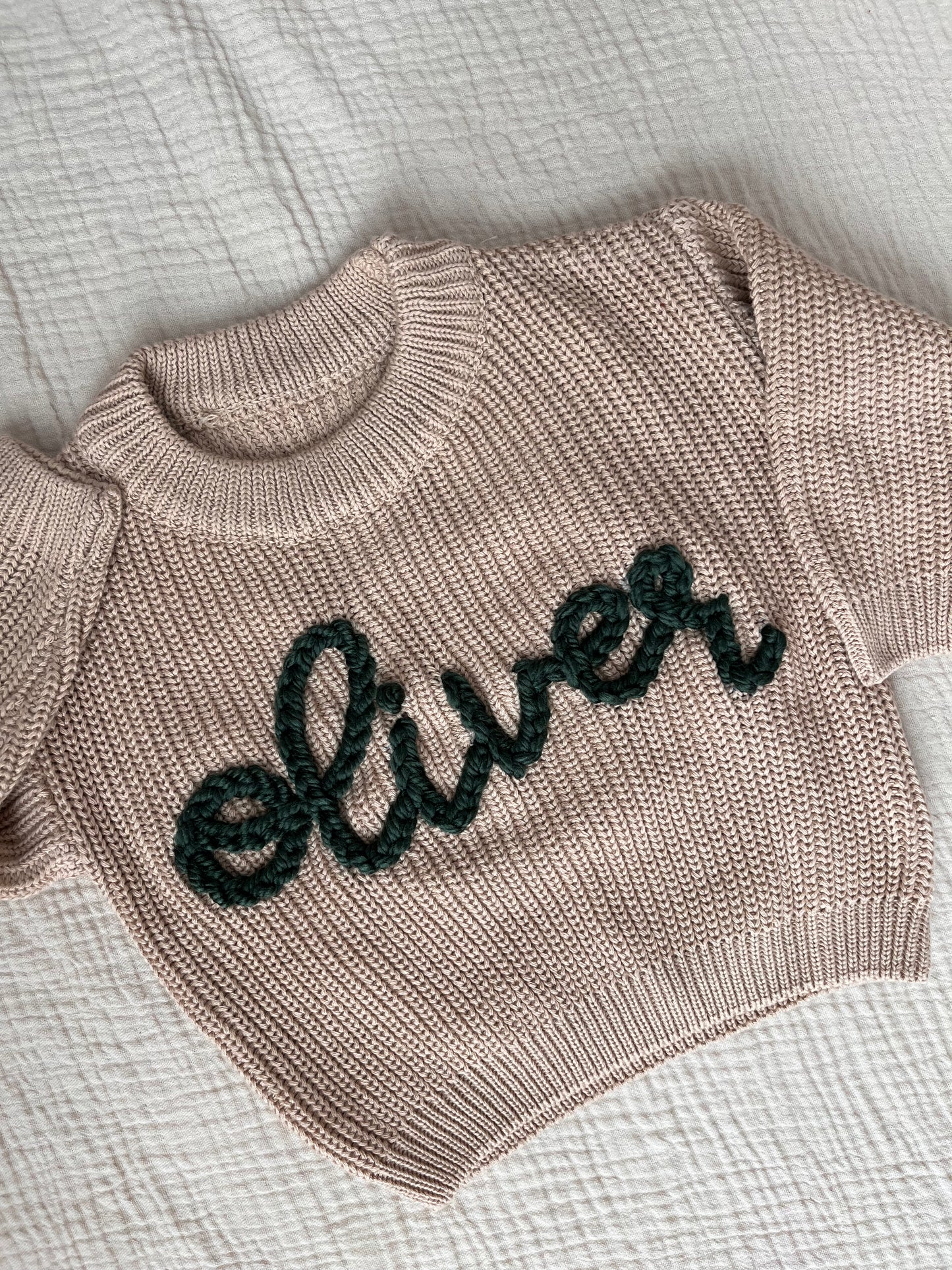 Custom Sweater in Sugar