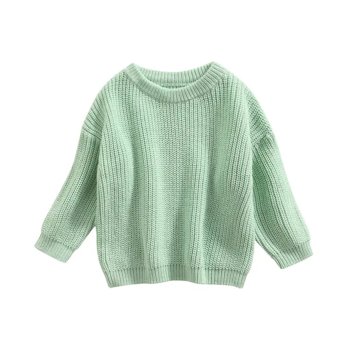 Custom Sweater in Seafoam