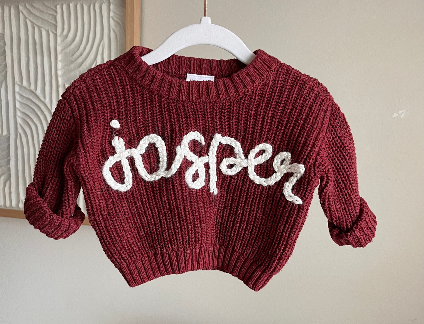 Custom Sweater in RED