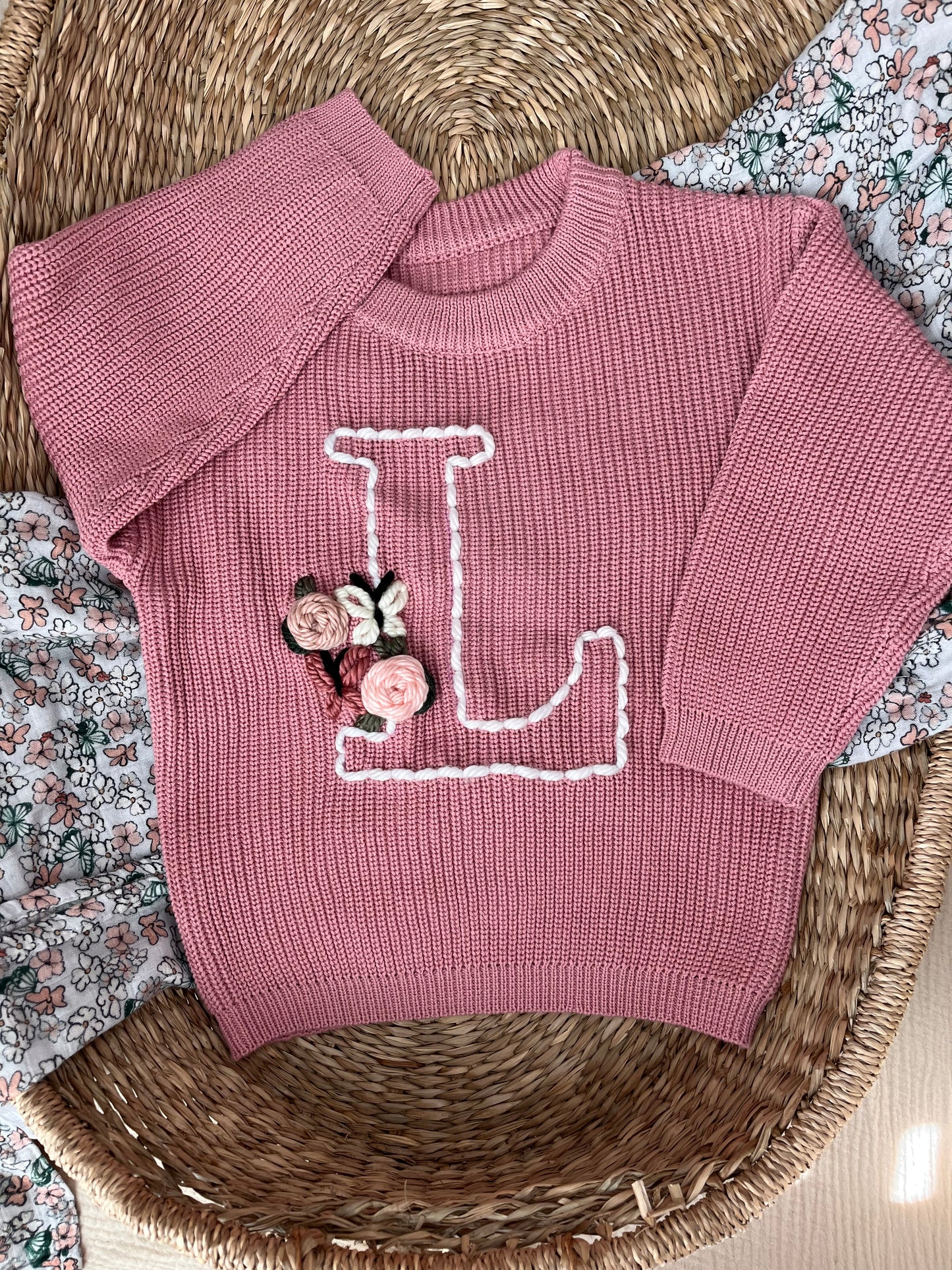 Custom Sweater in Blush