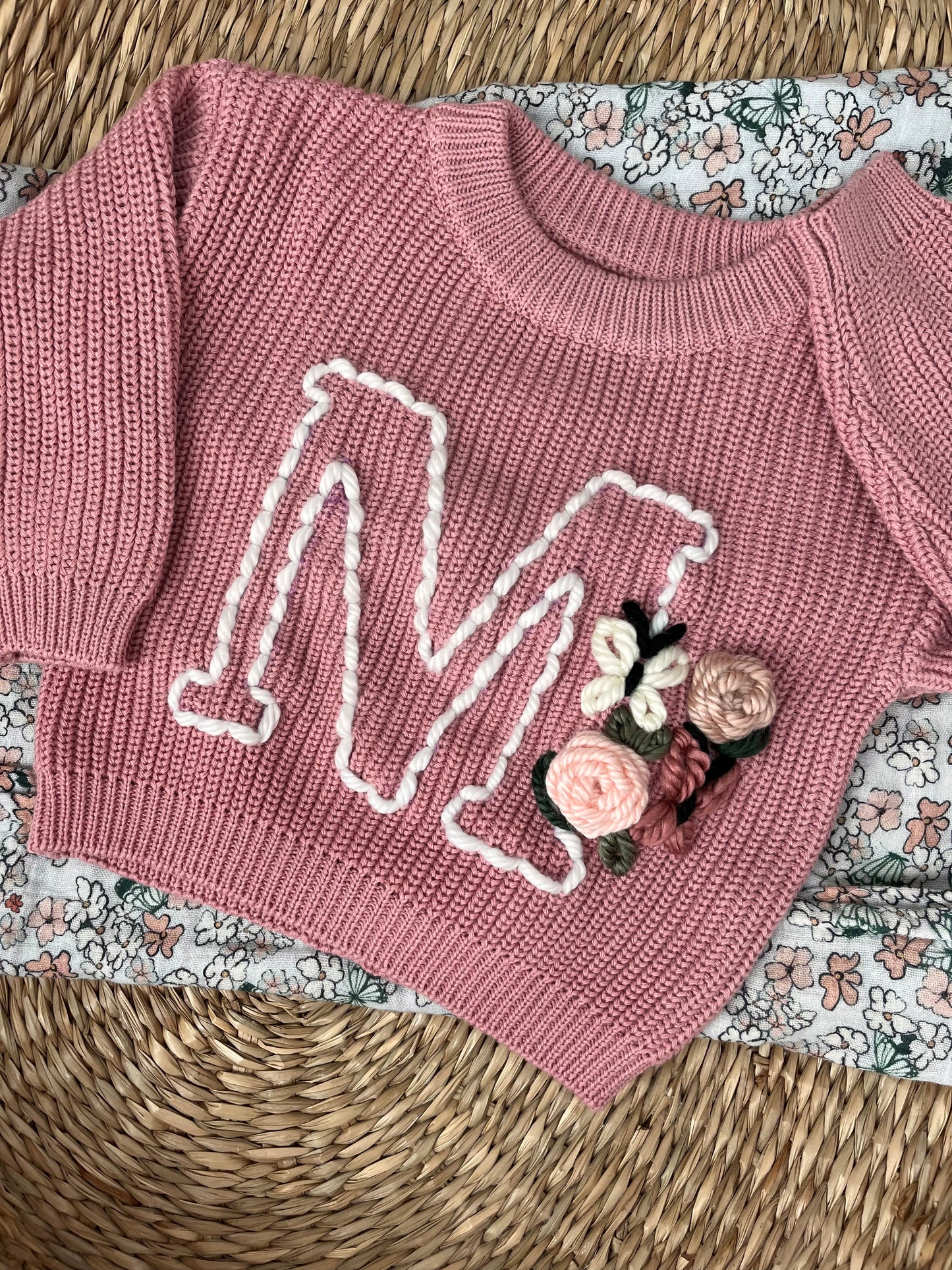 Custom Sweater in Blush