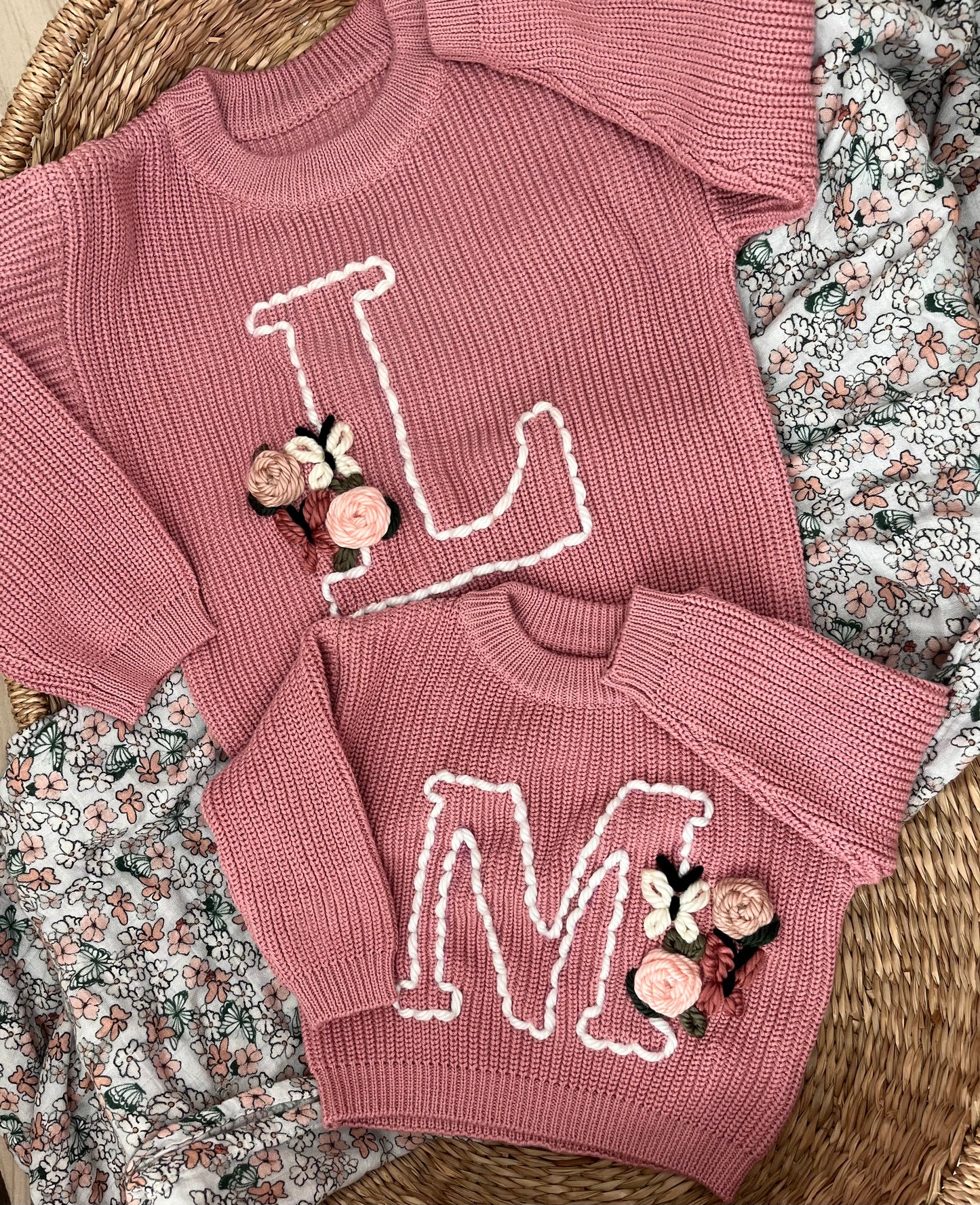 Custom Sweater in Blush