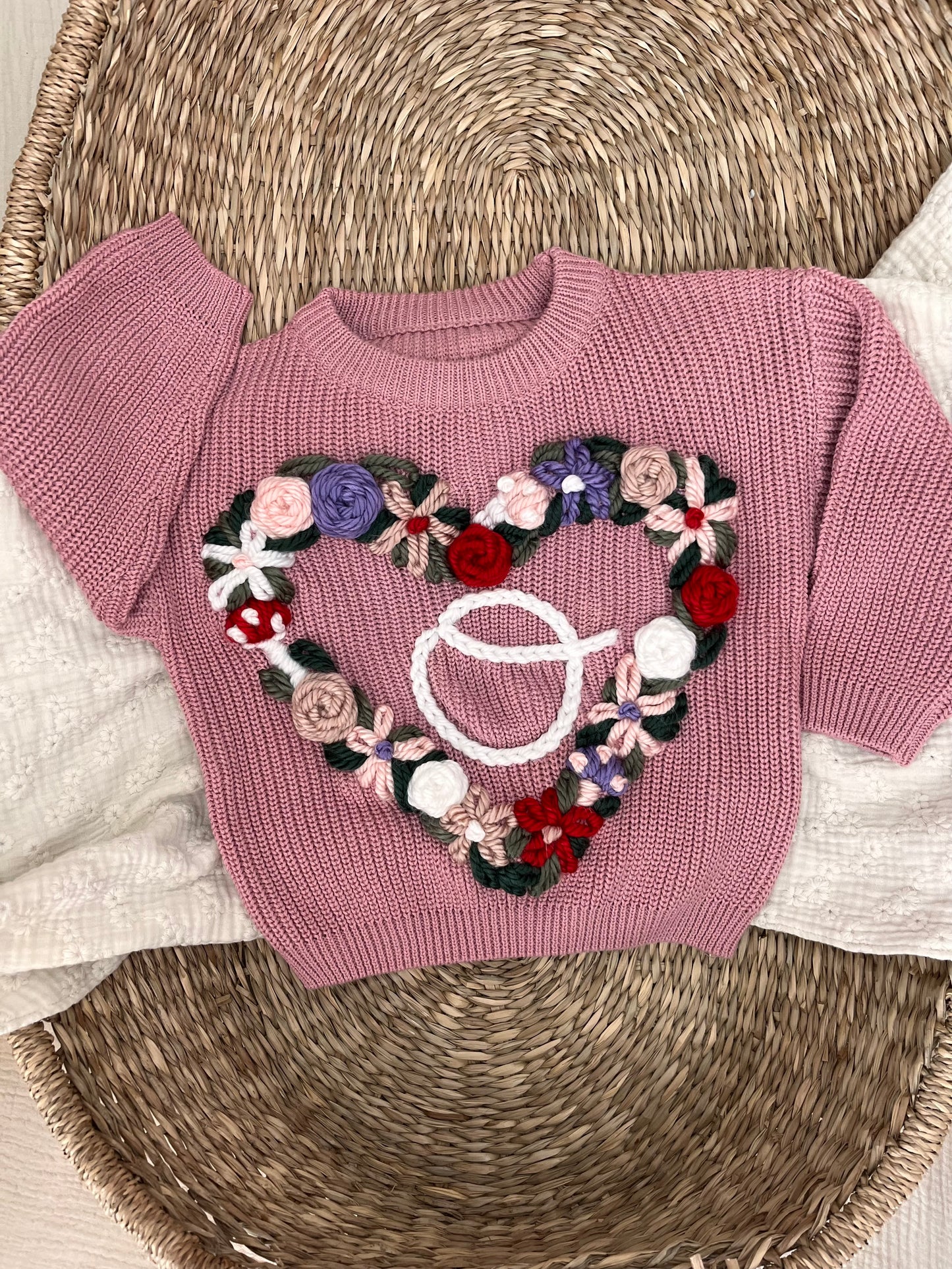 Custom Sweater in Blush